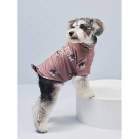 【CAT&DOG】シュナウザー柄カットソープルオーバー （BRW）