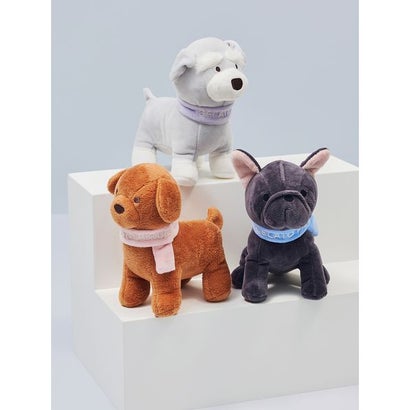 【CAT&DOG】マフラーDOGモチーフトイ （BRW）｜詳細画像