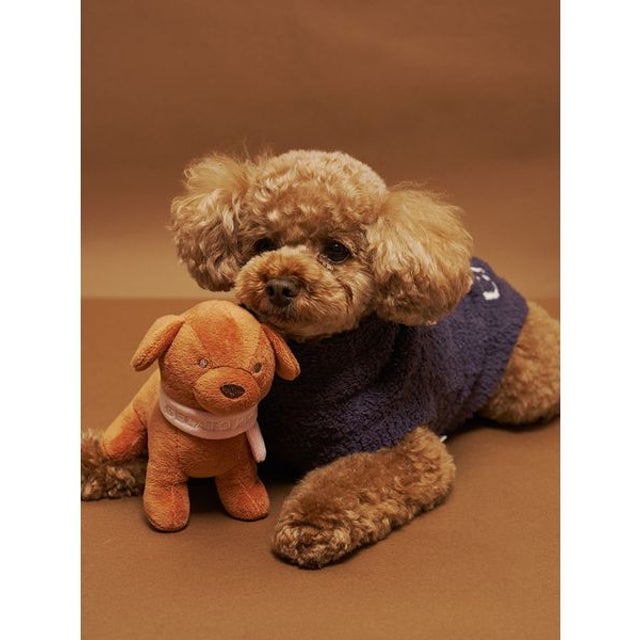 【CAT&DOG】マフラーDOGモチーフトイ （BRW）
