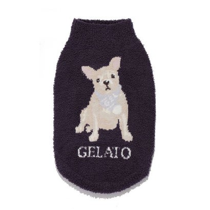 【CAT&DOG】ベビモコフレンチブルドッグ柄プルオーバー （LGRY）｜詳細画像