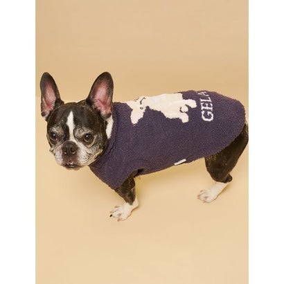 【CAT&DOG】ベビモコフレンチブルドッグ柄プルオーバー （NVY）｜詳細画像