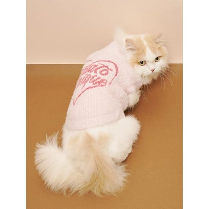 【CAT&DOG】フェザーハートロゴプルオーバー （OWHT）｜詳細画像