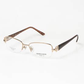 メガネ 眼鏡 アイウェア レディース メンズ （ゴールド/ブラウン）