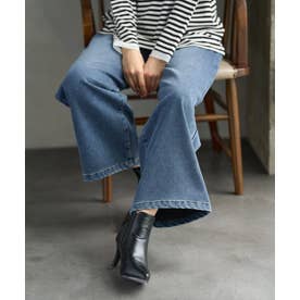 裏起毛ストレッチデニムパンツ （ネイビー）