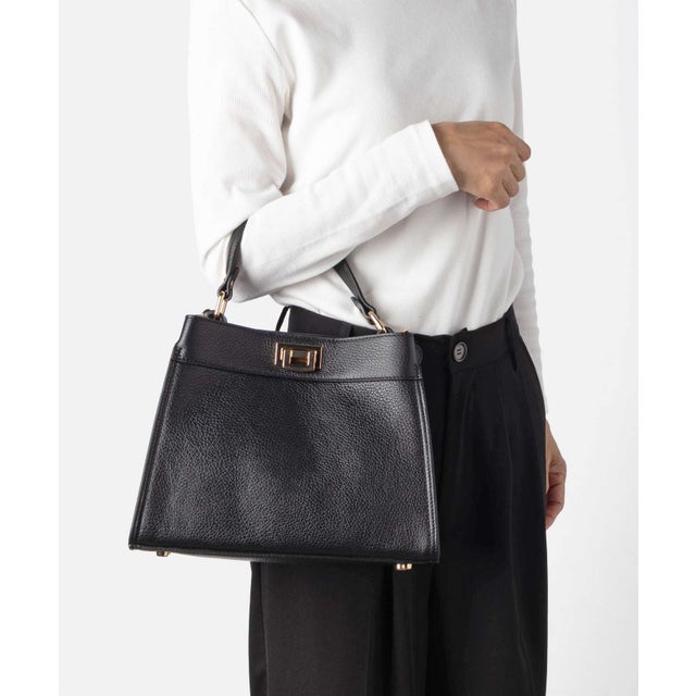 Carol J. キャロルジェイ Leather Shoulder bag （NERO/ブラック）