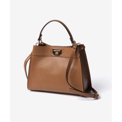Carol J. キャロルジェイ Leather Shoulder bag （TAUPE/トープ）｜詳細画像