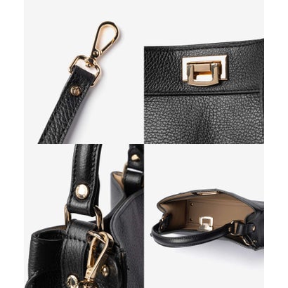 Carol J. キャロルジェイ Leather Shoulder bag （TAUPE/トープ）｜詳細画像