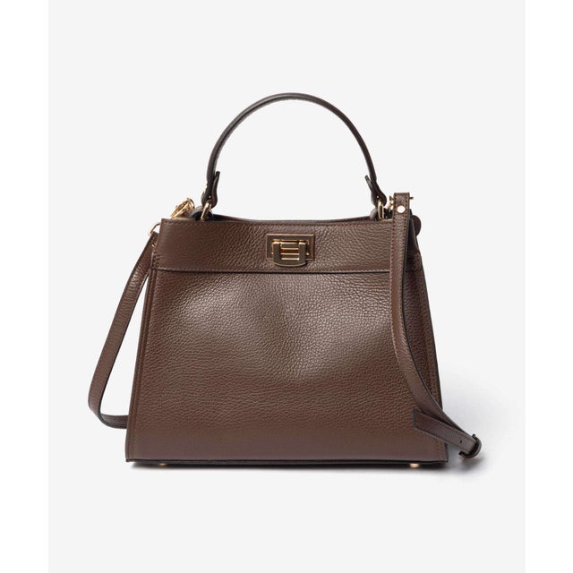 Carol J. キャロルジェイ Leather Shoulder bag （MARRONE/マローネ）