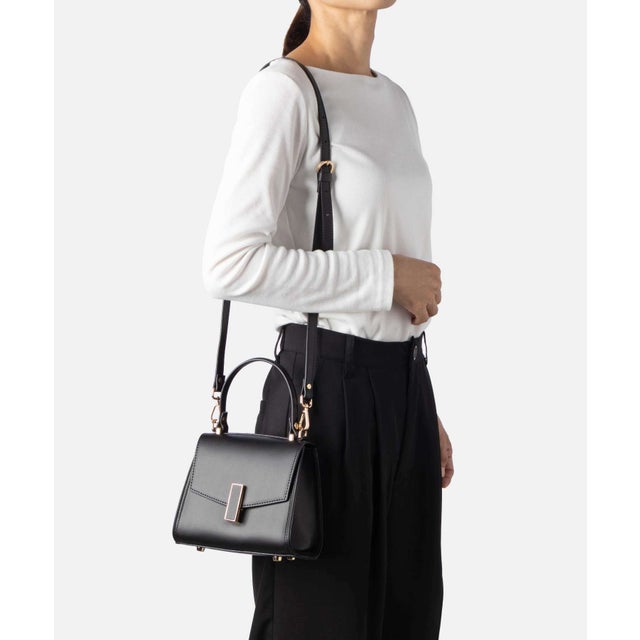 Carol J. キャロルジェイ Leather Handbag 406 （NERO/ブラック）