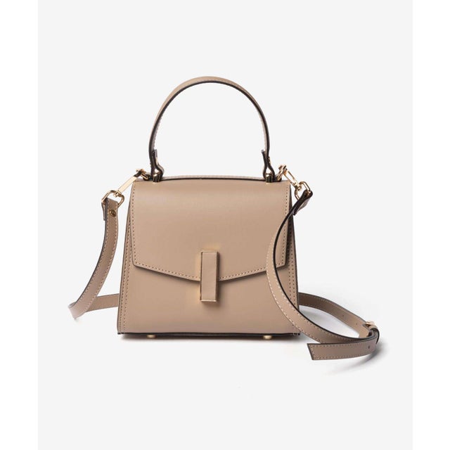 Carol J. キャロルジェイ Leather Handbag 406 （TAUPE/トープ）