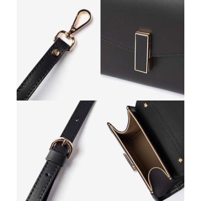 Carol J. キャロルジェイ Leather Handbag 406 （COFFEE/コーヒー）｜詳細画像