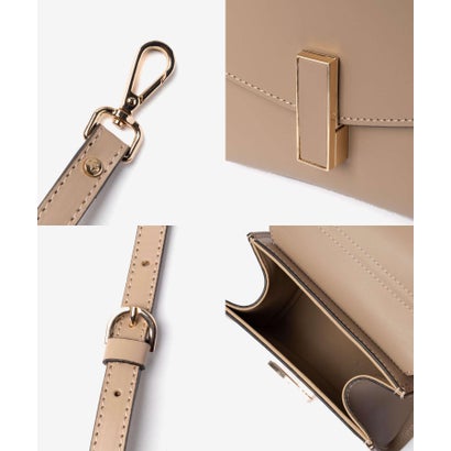 Carol J. キャロルジェイ Leather Handbag 406 （COFFEE/コーヒー）｜詳細画像