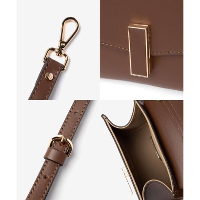 Carol J. キャロルジェイ Leather Handbag 406 （COFFEE/コーヒー）｜詳細画像