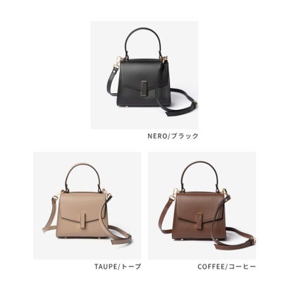 Carol J. キャロルジェイ Leather Handbag 406 （COFFEE/コーヒー）｜詳細画像