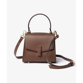 Carol J. キャロルジェイ Leather Handbag 406 （COFFEE/コーヒー）
