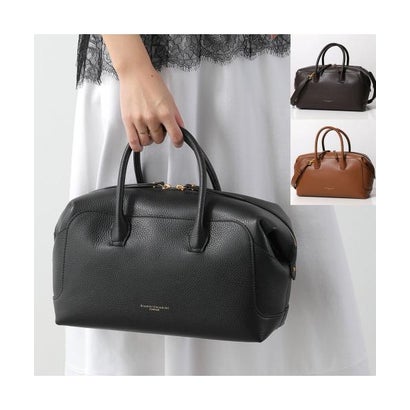 GIANNI CHIARINI ハンドバッグ GEMMA BS12241 COMM GRN （NOCE/キャラメルブラウン）｜詳細画像