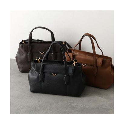 GIANNI CHIARINI ハンドバッグ VICKY BS12320 COMM GRN （NOCE/キャラメルブラウン）｜詳細画像
