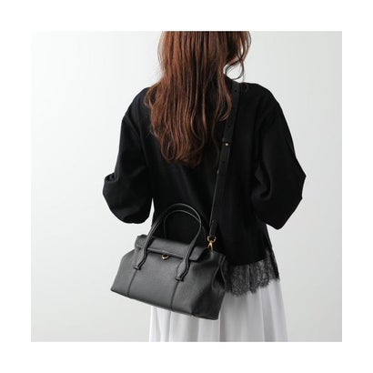 GIANNI CHIARINI ハンドバッグ VICKY BS12320 COMM GRN （ESPRESSO/ダークブラウン）｜詳細画像
