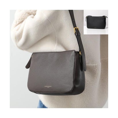 GIANNI CHIARINI ショルダーバッグ LAURA BS12526 COMM GRN （NERO/ブラック）｜詳細画像