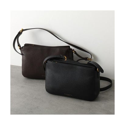 GIANNI CHIARINI ショルダーバッグ LAURA BS12526 COMM GRN （NERO/ブラック）｜詳細画像