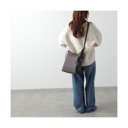 GIANNI CHIARINI トートバッグ BARBARA BS12355 COMM GRN （ESPRESSO/ダークブラウン）｜詳細画像