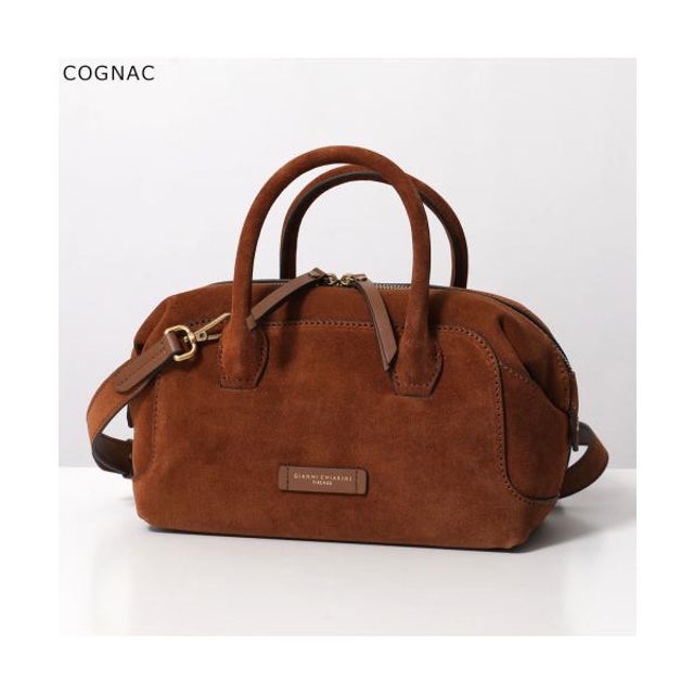 ハンドバッグ GEMMA BS12240 COMM CM-PL （COGNAC/コニャックブラウン）