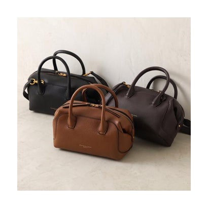 GIANNI CHIARINI ハンドバッグ GEMMA BS12240 COMM GRN （ESPRESSO/ダークブラウン）｜詳細画像