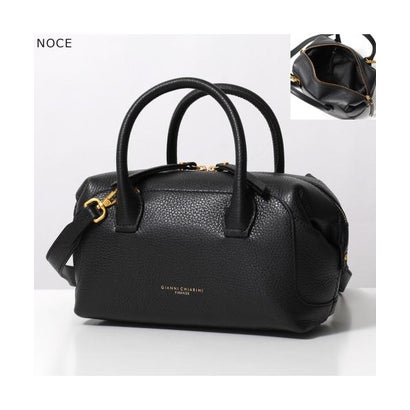 GIANNI CHIARINI ハンドバッグ GEMMA BS12240 COMM GRN （NOCE/キャラメルブラウン）｜詳細画像