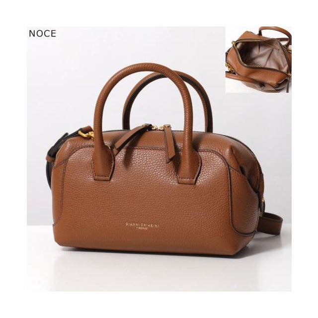 ハンドバッグ GEMMA BS12240 COMM GRN （NOCE/キャラメルブラウン）