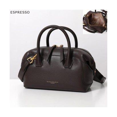 GIANNI CHIARINI ハンドバッグ GEMMA BS12240 COMM GRN （NERO/ブラック）｜詳細画像