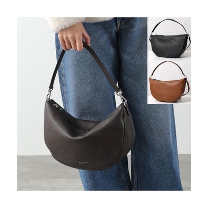 GIANNI CHIARINI ショルダーバッグ CLEO BS12541 COMM GRN （NOCE/キャラメルブラウン）｜詳細画像