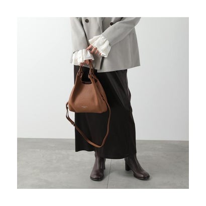 GIANNI CHIARINI ミニトート DUA BS 9719 RNGDBL レザー （NOCE/キャメル）｜詳細画像