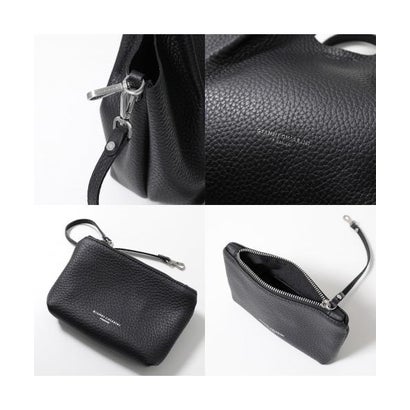 GIANNI CHIARINI ミニトート DUA BS 9719 RNGDBL レザー （NOCE/キャメル）｜詳細画像