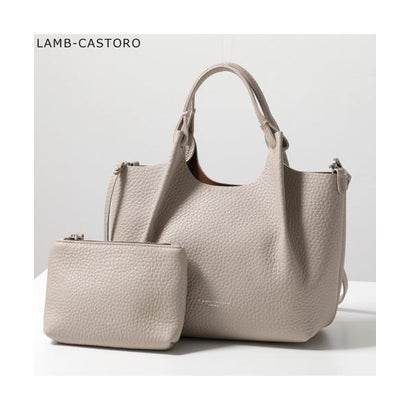 GIANNI CHIARINI ミニトート DUA BS 9719 RNGDBL レザー （NOCE/キャメル）｜詳細画像