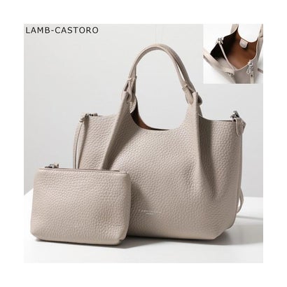 GIANNI CHIARINI ミニトート DUA BS 9719 RNGDBL レザー （NOCE/キャメル）｜詳細画像