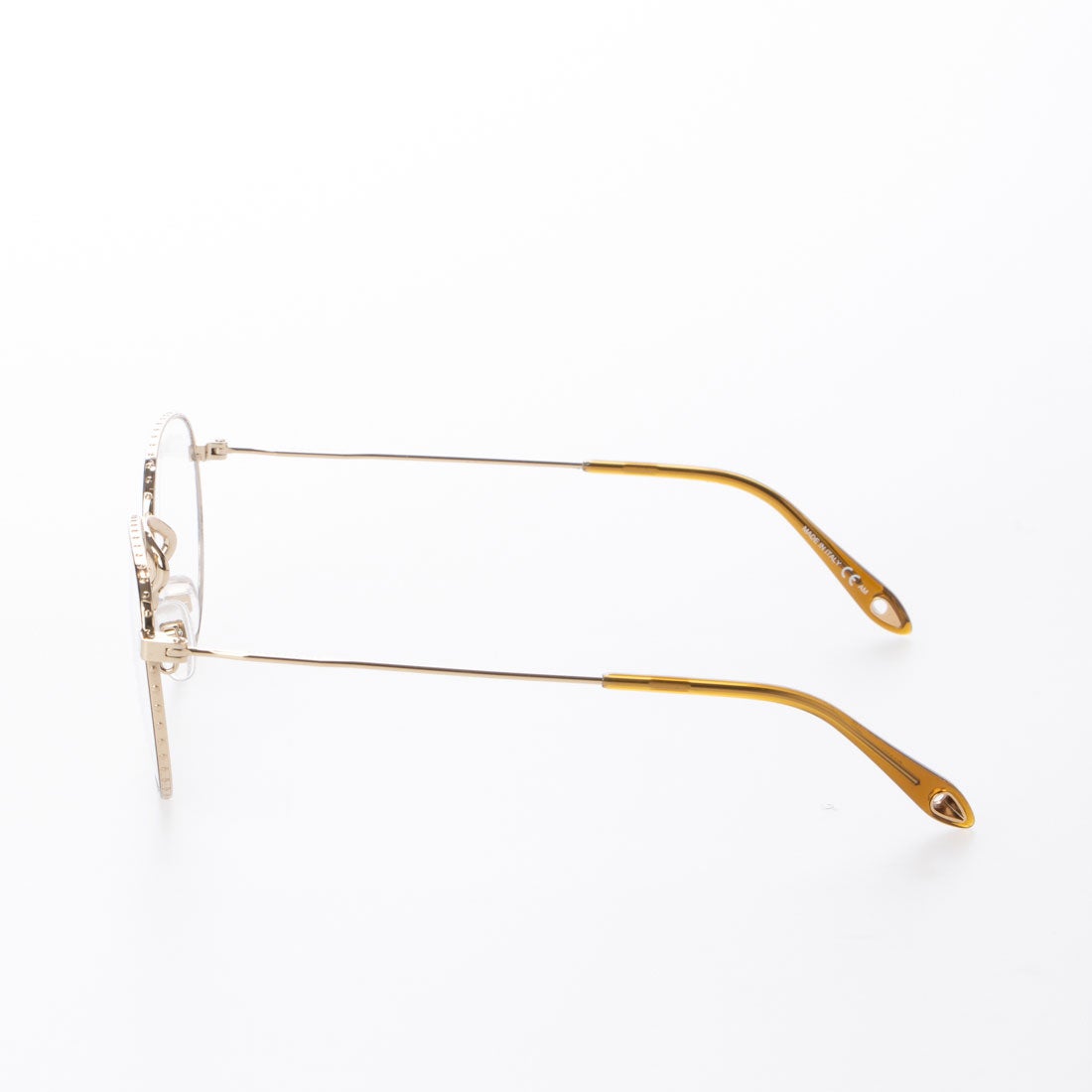 ジバンシィ GIVENCHY メガネ 眼鏡 アイウェア レディース メンズ （ゴールドブラック）