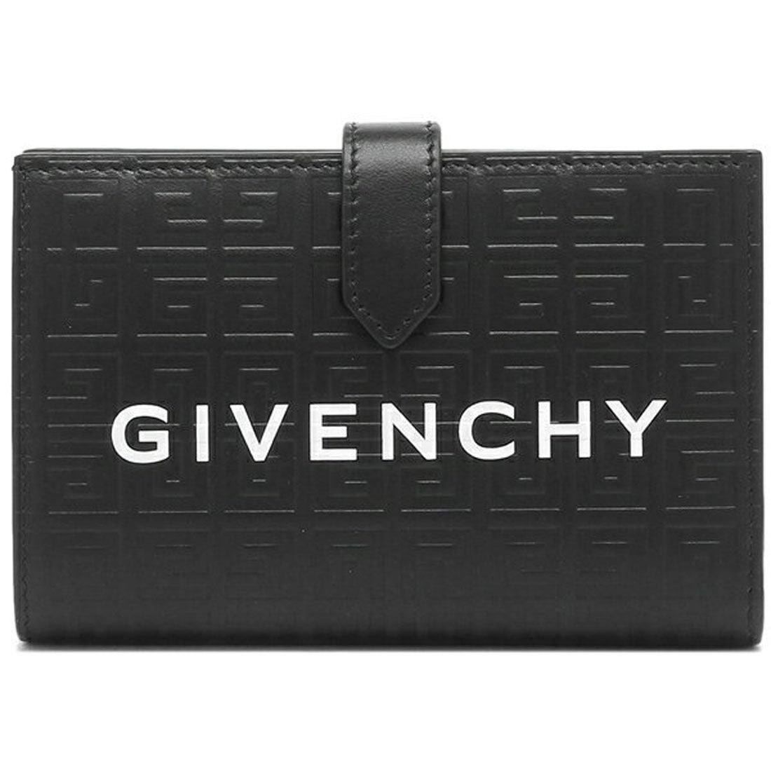 ジバンシィ GIVENCHY 二つ折り財布 Gカット ブラック メンズ