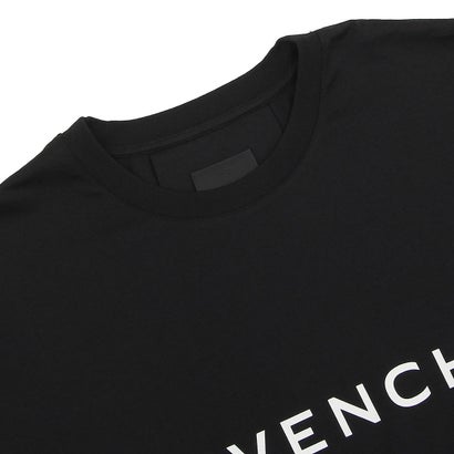 ジバンシー GIVENCHY Tシャツ カットソー ブランドロゴ アーキタイプ オーバーサイズTシャツ 4G ロゴ ブラック メンズ GIVENCHY BM716N3YAC 001 （BLACK）｜詳細画像