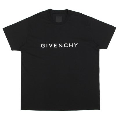ジバンシー GIVENCHY Tシャツ カットソー ブランドロゴ アーキタイプ オーバーサイズTシャツ 4G ロゴ ブラック メンズ GIVENCHY BM716N3YAC 001 （BLACK）｜詳細画像