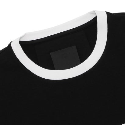ジバンシィ GIVENCHY Tシャツ カットソー スリムフィットTシャツ アーキタイプ ロゴ ブラック ホワイト レディース GIVENCHY BW70BF3YAC 004 （BLACK WHITE）｜詳細画像