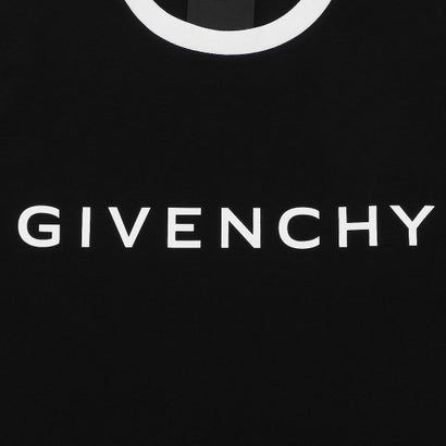 ジバンシィ GIVENCHY Tシャツ カットソー スリムフィットTシャツ アーキタイプ ロゴ ブラック ホワイト レディース GIVENCHY BW70BF3YAC 004 （BLACK WHITE）｜詳細画像