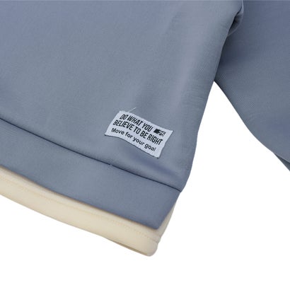 ディフィット D.FIT ダンボールニット 裾フェイクレイヤード トレーナー （GRAY）｜詳細画像