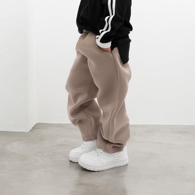 ダンボールニット バルーンフィット ロングパンツ （BEIGE）