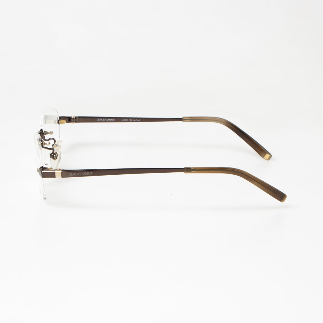 ジョルジオ アルマーニ GIORGIO ARMANI メガネ 眼鏡 アイウェア レディース メンズ （ブラウン） -ファッション通販 FASHION  WALKER