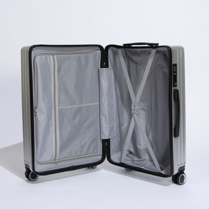 ジオアンドジア GIO&GIA スーツケース 3個セット S/M/L 機内持込 軽量 大型 静音 ダブルキャスター 耐衝撃 360度回転 TSAローク搭載 旅行 ビジネス 出張 （シルバー）｜詳細画像