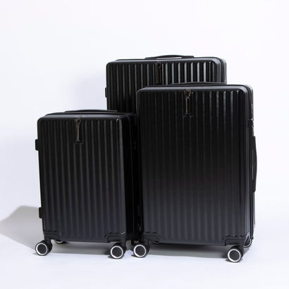 ジオアンドジア GIO&GIA スーツケース 3個セット S/M/L 機内持込 軽量 大型 静音 ダブルキャスター 耐衝撃 360度回転 TSAローク搭載 旅行 ビジネス 出張 （ブラック）｜詳細画像