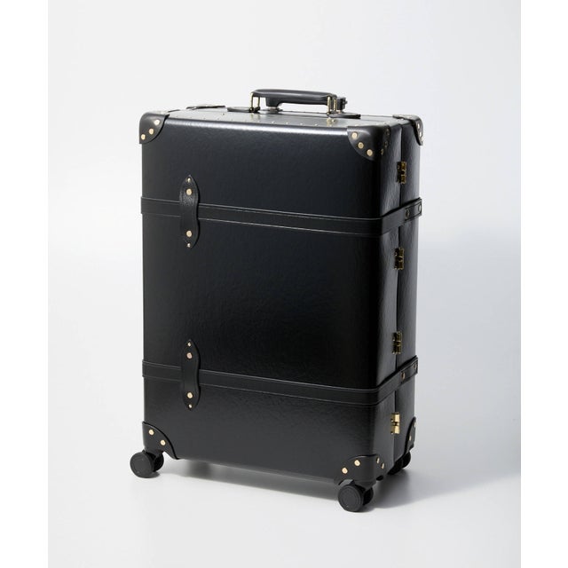 グローブトロッター スーツケース Centenary 4x Wheel Check-In Case Large キャリーバッグ83L （ブラック×ブラック(ゴールド金具)）