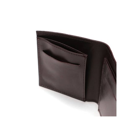日本正規品 グレンロイヤル 二つ折り財布 ブランド GLENROYAL 小銭入れあり 革 ミニウォレット COMPACT MINI WALLET 03ー5824 （ブラウン）｜詳細画像