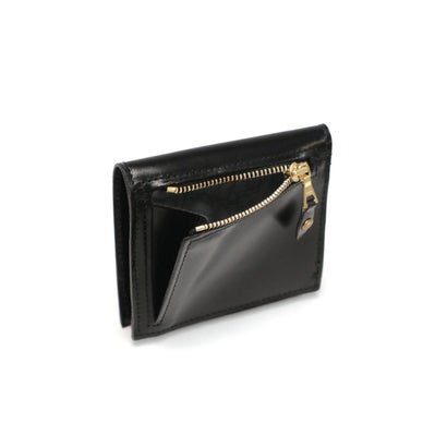 日本正規品 グレンロイヤル 二つ折り財布 ブランド GLENROYAL 小銭入れあり 革 ミニウォレット COMPACT MINI WALLET 03ー5824 （ブラウン）｜詳細画像
