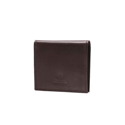 日本正規品 グレンロイヤル 二つ折り財布 ブランド GLENROYAL 小銭入れあり 革 ミニウォレット COMPACT MINI WALLET 03ー5824 （ブラウン）｜詳細画像